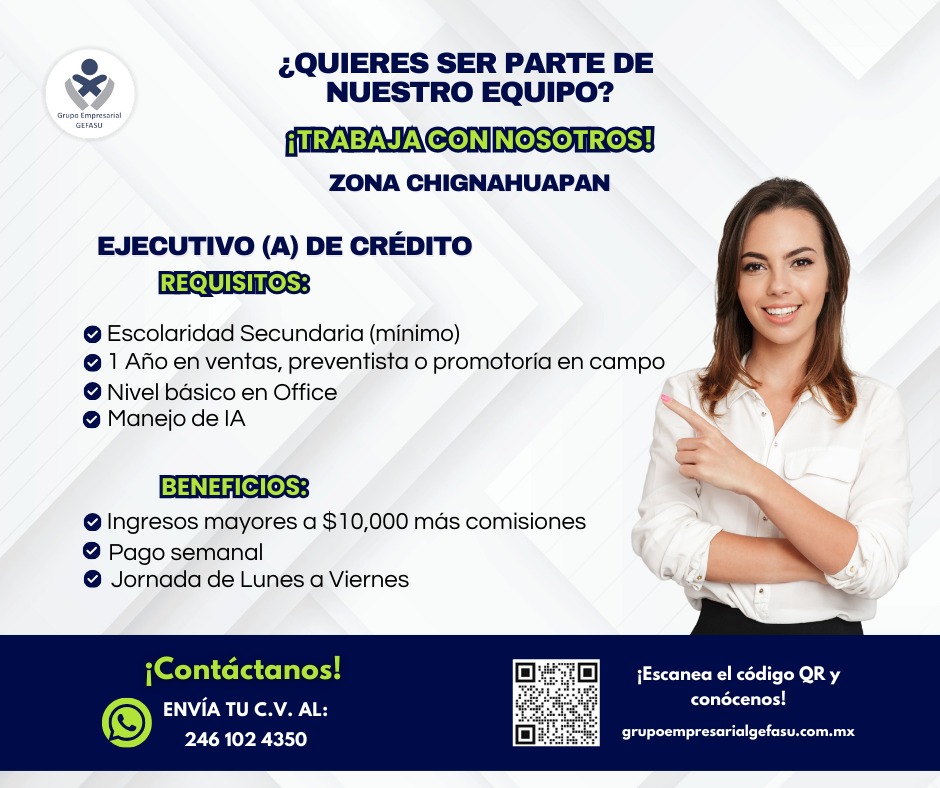 Vacante Ejecutivo de Crédito