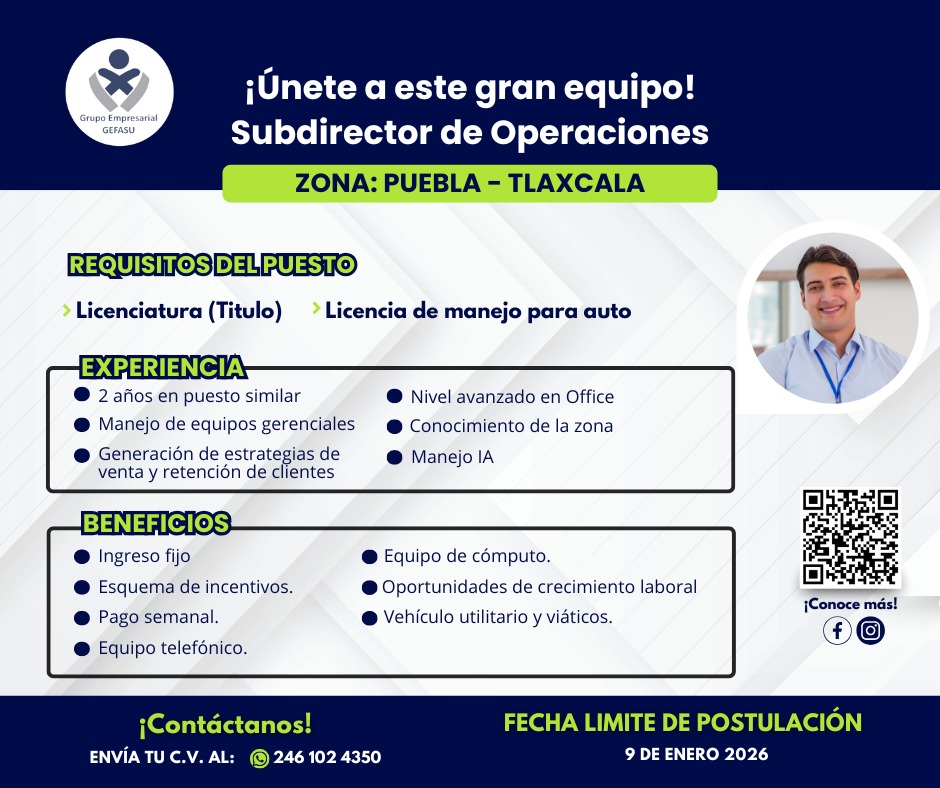 Direccion operaciones